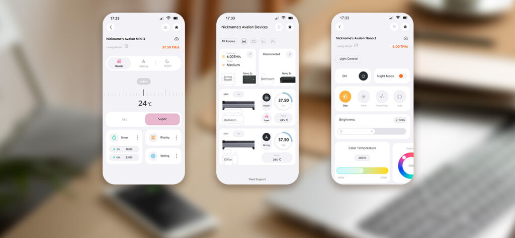 Cannan Avalon Mini 3 UI